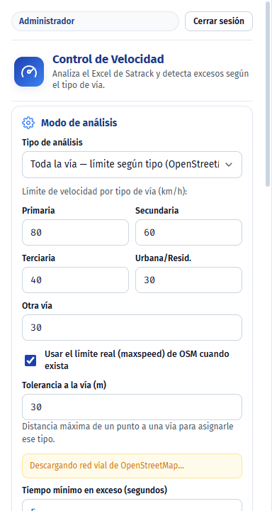 Asignación de columnas del archivo Excel